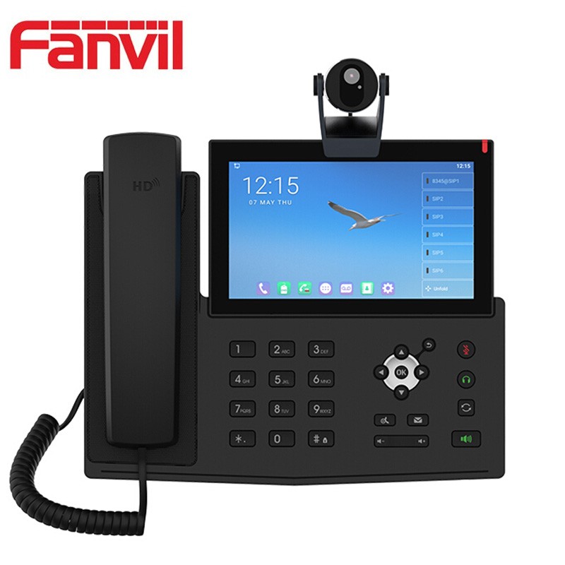 方位Fanvil X7A+CM60智能座机 彩屏触屏网络SIP电话机安卓系统视频电话