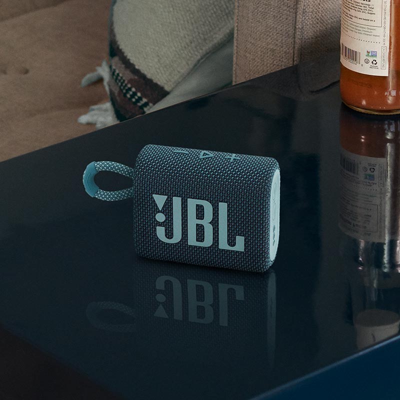 JBL GO3 音乐金砖三代 便携式蓝牙音箱 低音炮 户外音箱 迷你小音响 极速充电长续航 防水防尘设计 黑拼橙色