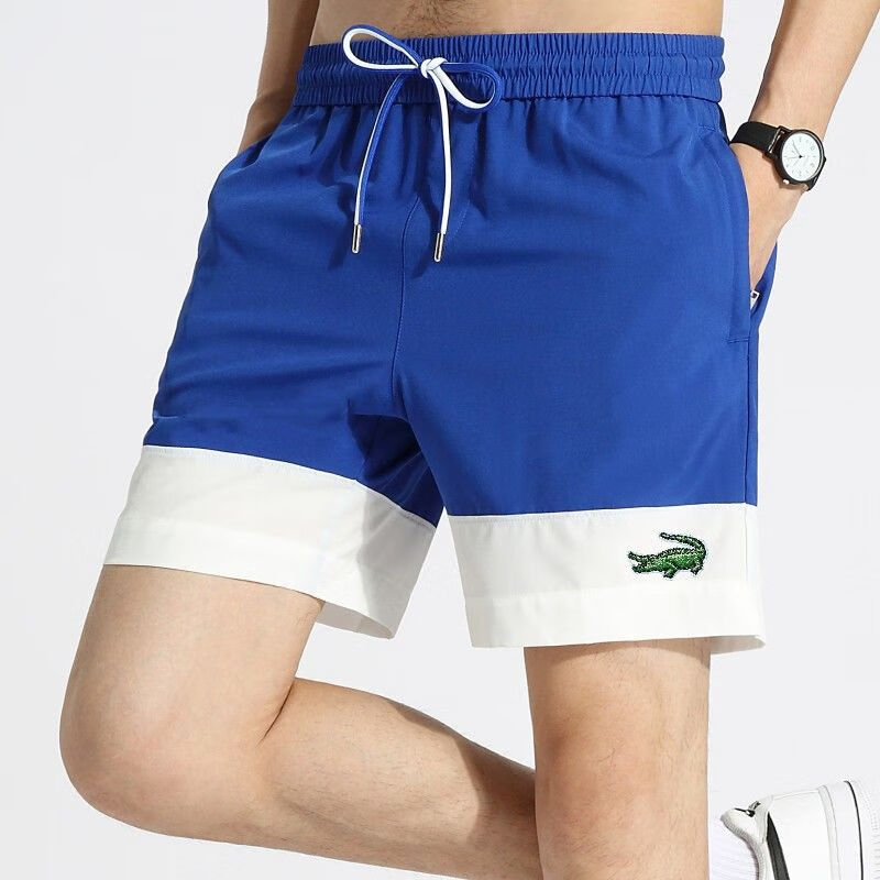 鳄鱼(aymoy)法国高端品牌速干短裤男夏季四分裤沙滩裤新款男士薄款