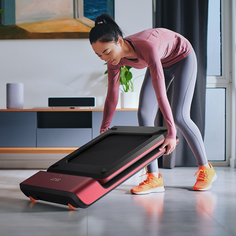 WalkingPad走步机免安装可折叠家用款非平板跑步机升级版A1PRO静音健身运动器材智能互联APP提香红