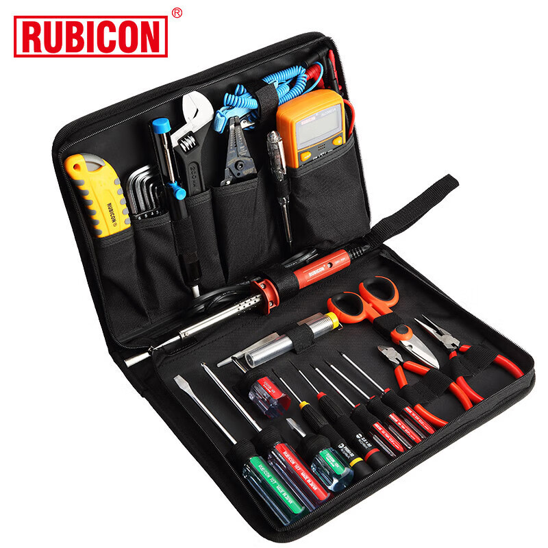 羅賓漢进口电子工具套装29件电子焊接家用维修工具组工具包多用途 rts