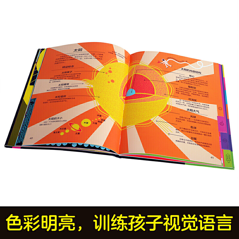 太空信息图 7岁+乐乐趣儿童科普书 百科信息图系列详情图