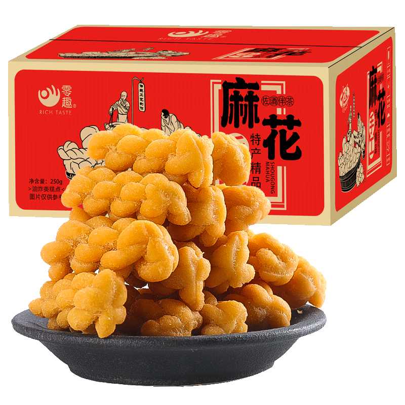 ȤС黨 ʳСֽζóԵĳ伢ҹʳƷ ԭζС黨250g*14.8Ԫ