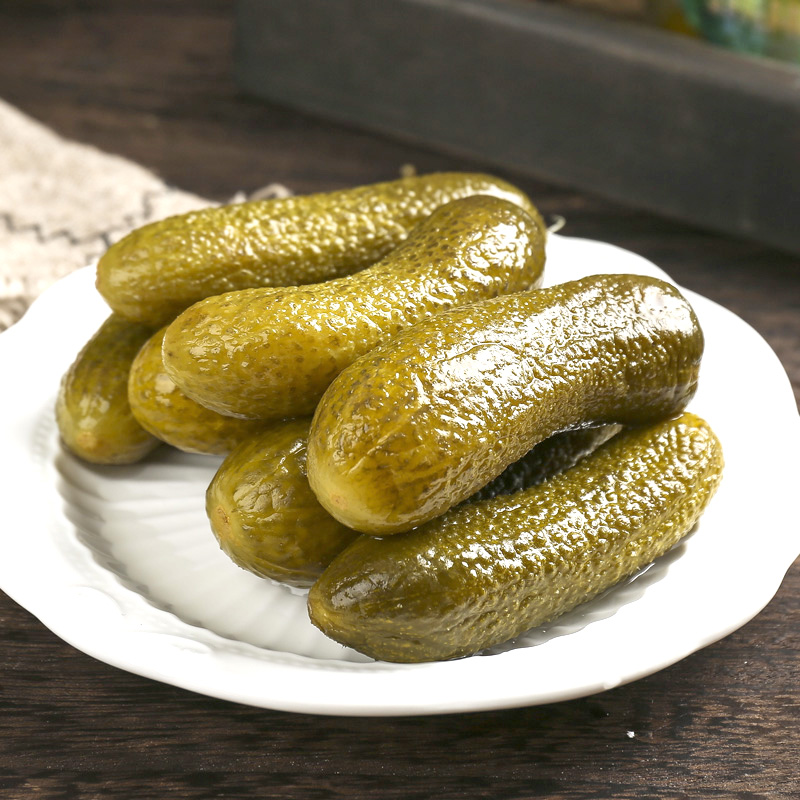 喀秋莎东知雪俄式酸黄瓜670g传统腌制罐头酱菜汉堡沙拉配菜开胃菜