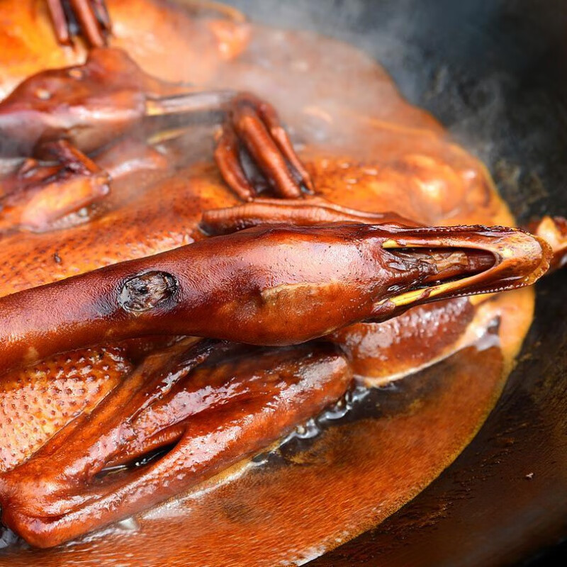 阿弟仔卤鹅整只4斤广东碌鹅卤水鹅江门开平马岗鹅豉油鹅卤味鹅肉熟食 