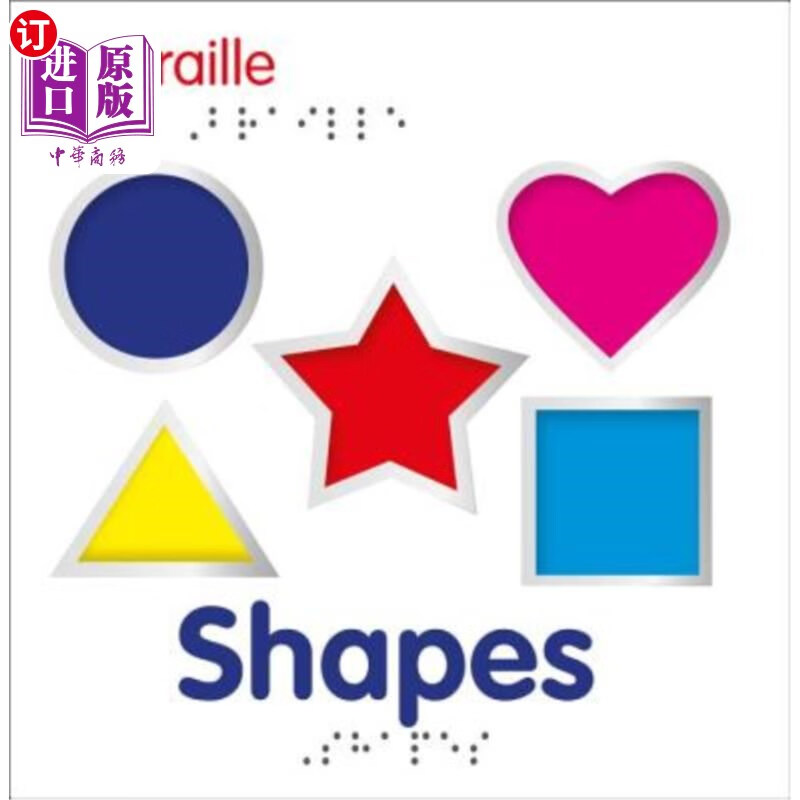 海外直订dk braille: shapes 布莱叶:形状