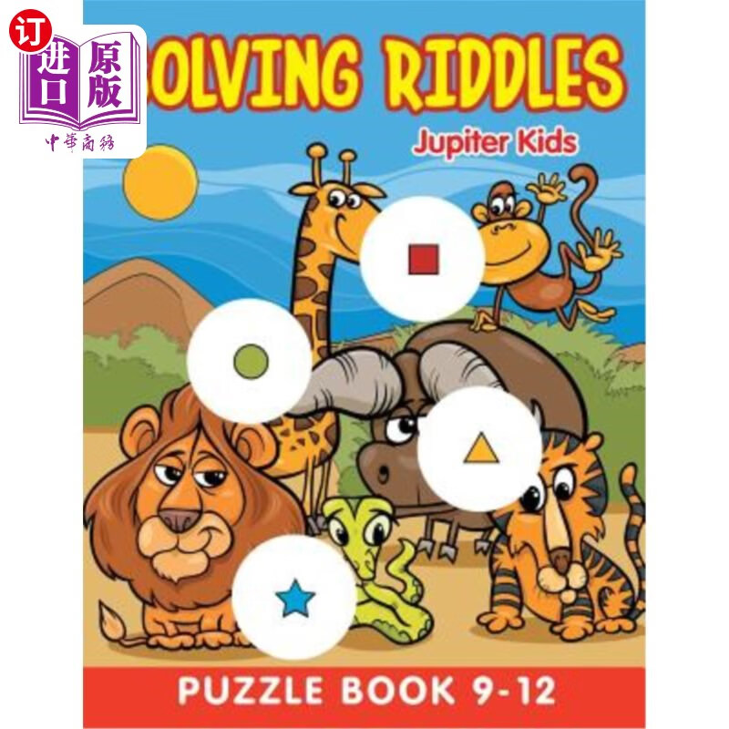 海外直订solving riddles: puzzle book 9-12 解谜:解谜书9-12