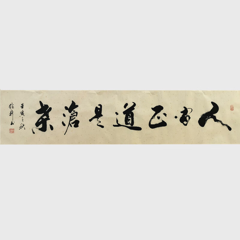 萦娪人间正道是沧桑书法作品字画真迹名家名人横幅书房毛笔字书画定制