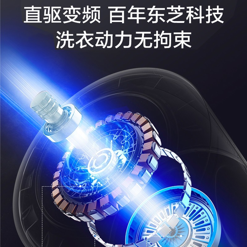 美的 （Midea）滚筒洗衣机全自动 10公斤变频直驱  蒸汽消毒洗 初见系列 线下同款 MG100-1403DY 以旧换新