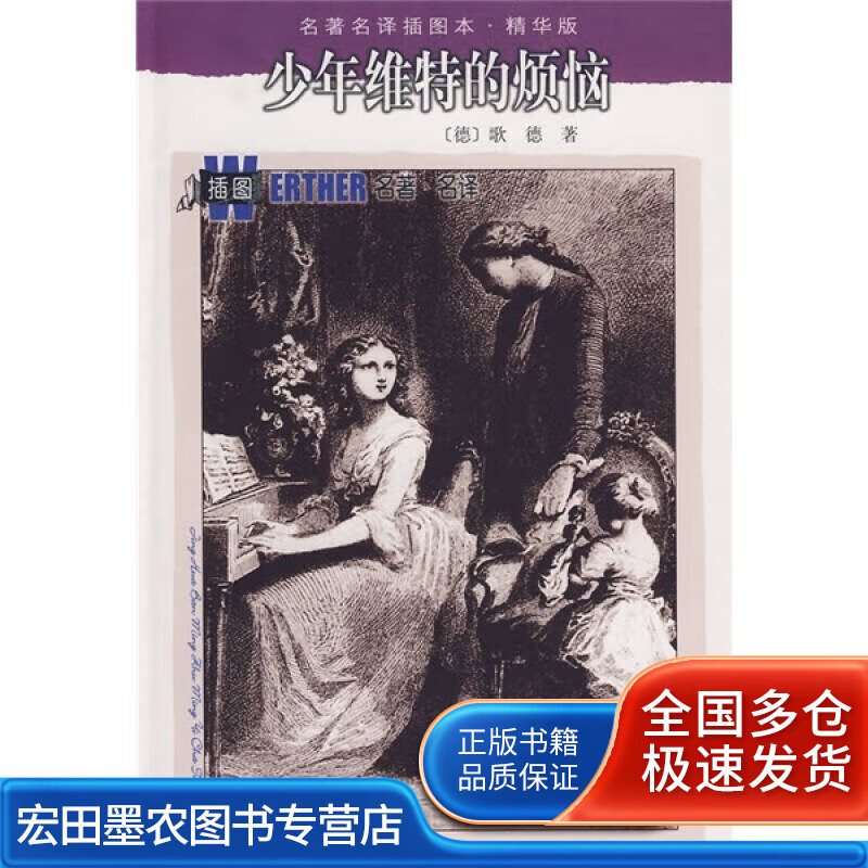 少年维特的烦恼 名著名译 精华版【正版好书】