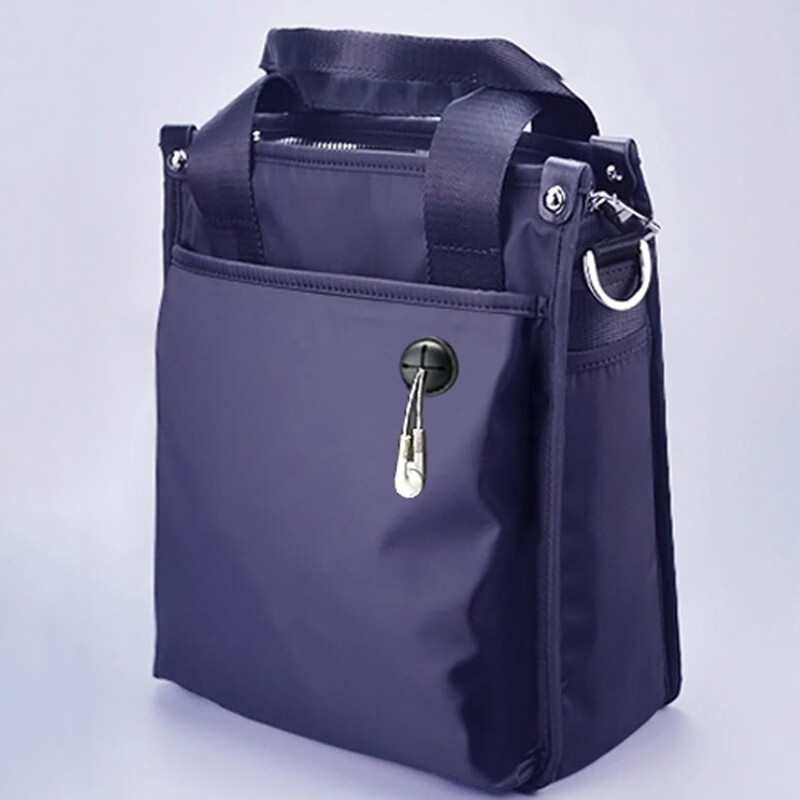 Colrtn Kwecr男士斜挎包2026新款休闲手提电脑包商务公文包大容量单肩包奢侈品 CK黑色大号32*27*11.5