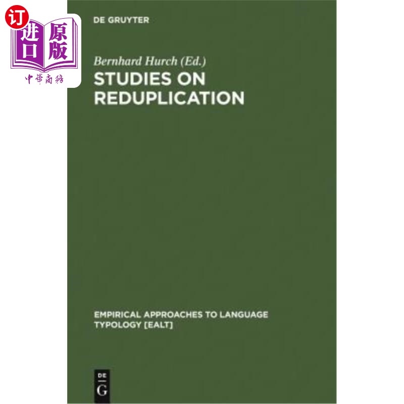 海外直订studies on reduplication 重叠研究