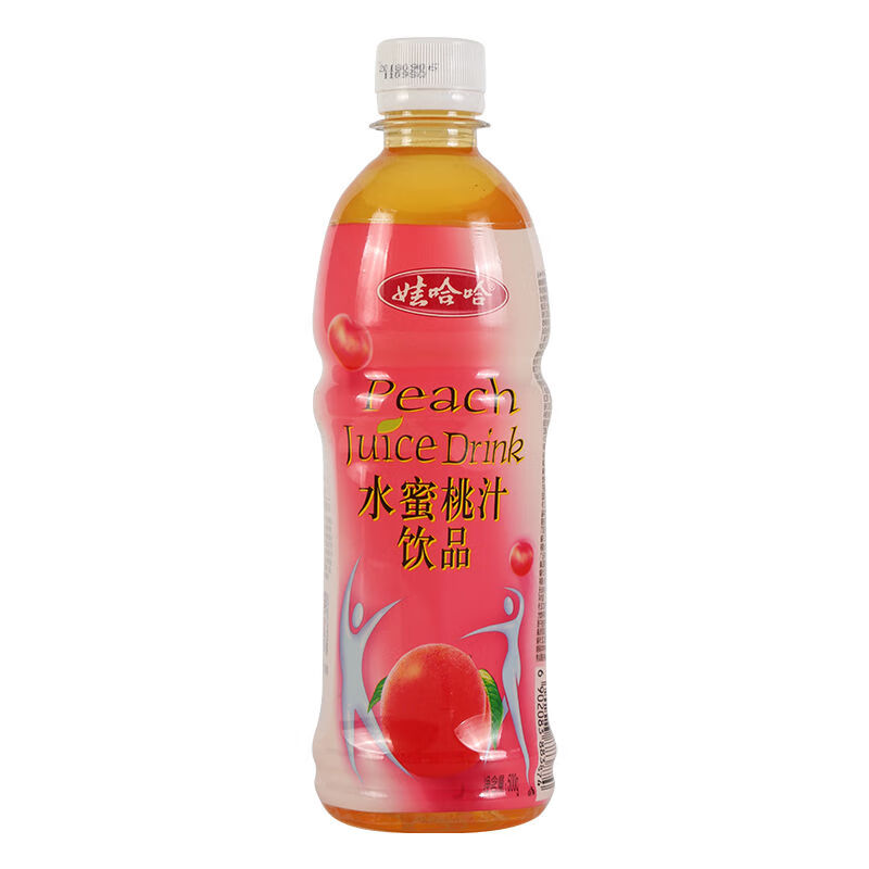 娃哈哈水蜜桃汁500g*9瓶整箱装 哇哈哈果汁饮料饮品夏季解渴年货