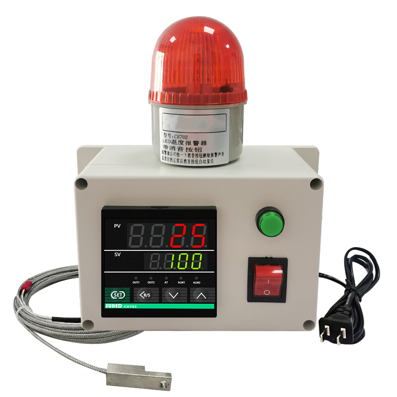 温度报警器智能高精度超温烤箱上下限高温低温感应报警机房养殖场定制