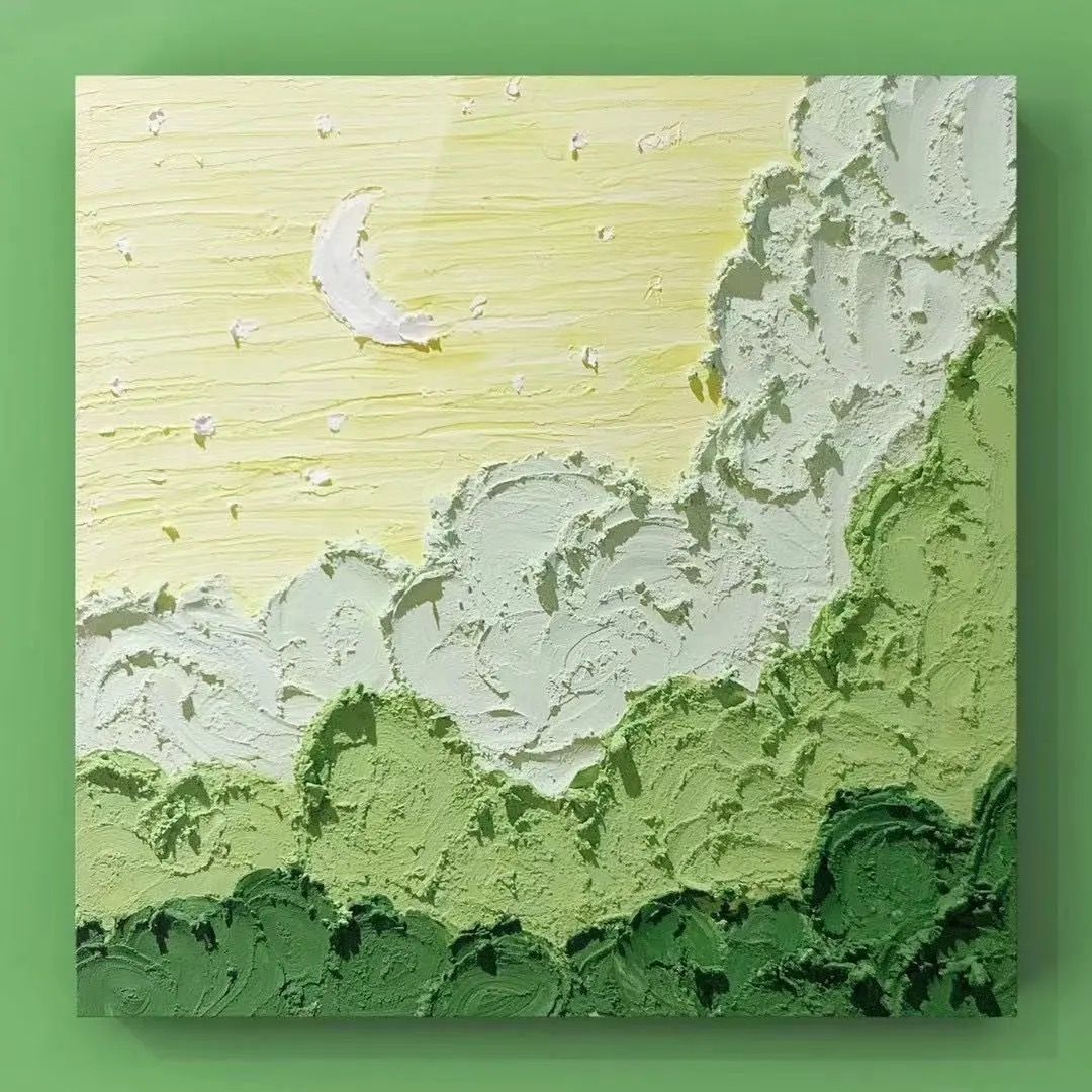 温妤 重彩油画棒48色套装 软性丝滑入门新手美术涂鸦刮刀diy绘画 12色