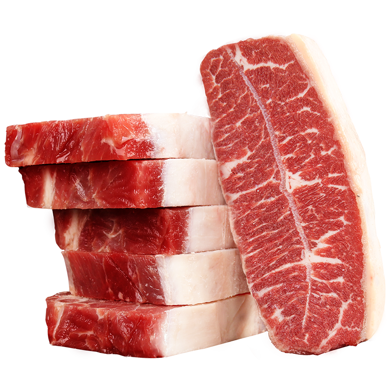 西捷 澳洲谷饲厚切板腱牛排原切牡蛎肉牛扒进口雪花鲜牛肉生鲜1200g