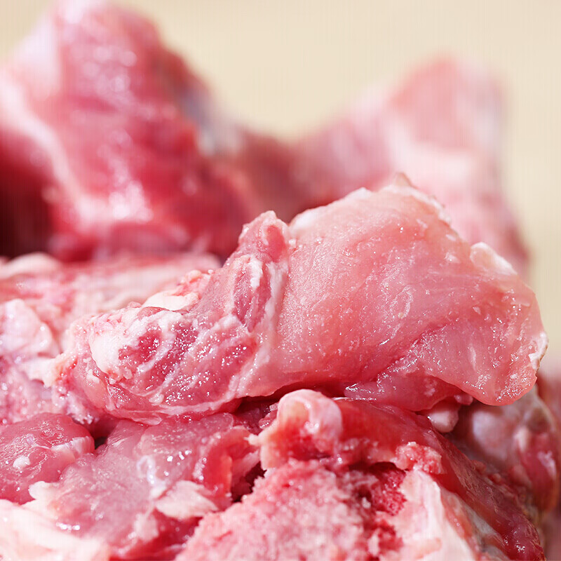 伯贤 国产土猪肉  新鲜腔骨脊骨排骨 猪骨头 500g