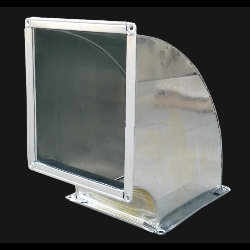 abdt镀锌共板方形90度白铁皮通道工业出风口转 默认为0.6mm厚板材