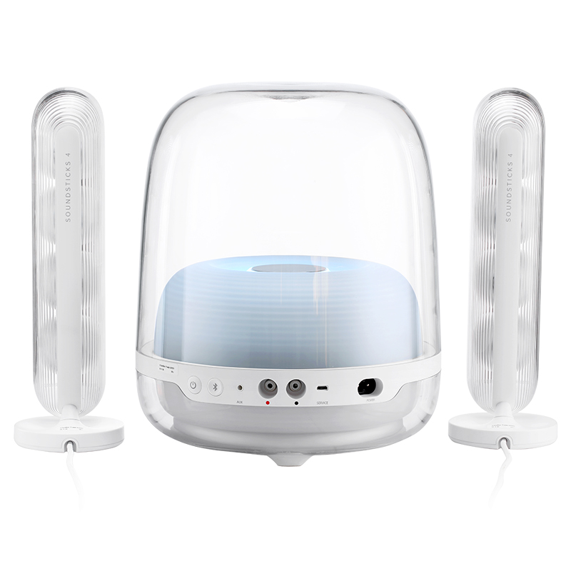 哈曼卡顿（Harman Kardon）SoundSticks 4 无线水晶4 全新一代桌面蓝牙音箱 电视电脑音响