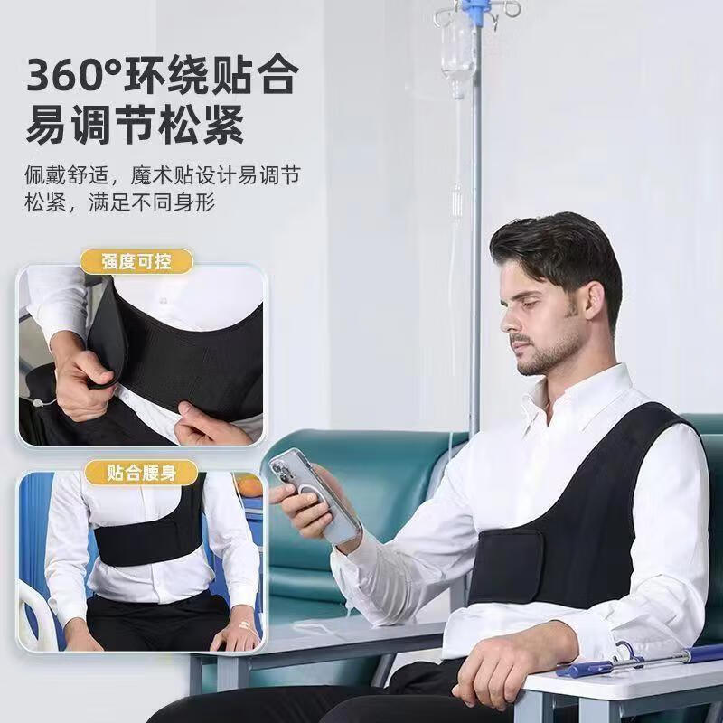 式输液杆移动式吊杆输液神器穿戴式挂瓶伸缩杆发烧输液 多功能输液架