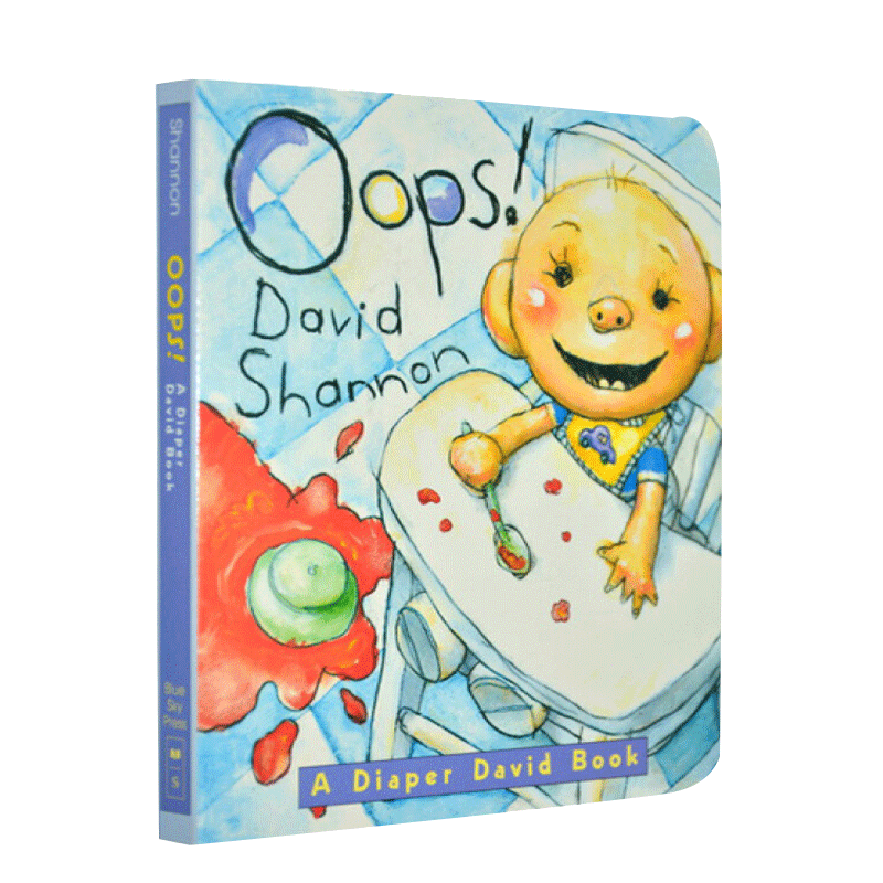 预订英文原版 oops大卫不可以系列大卫香农david shannon绘本故事纸板