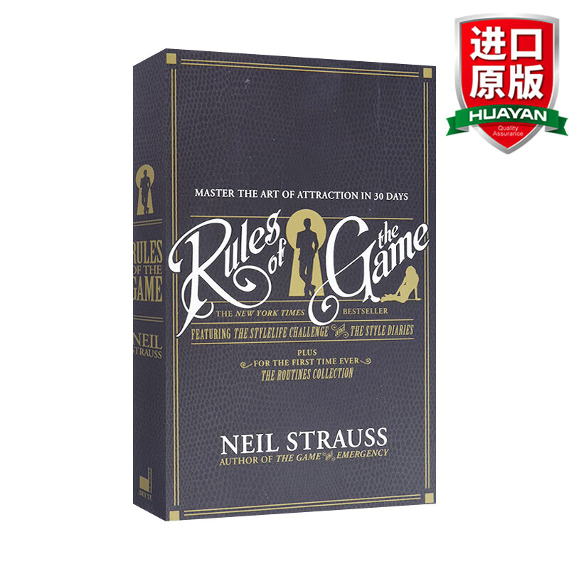 rules of the game 英文原版 把妹达人 2 游戏规则 英文版 进口英语