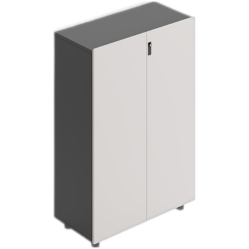 圣奥(sunon)办公家具储物文件柜办公桌背柜资料柜档案柜木质储物柜 灰双门中柜