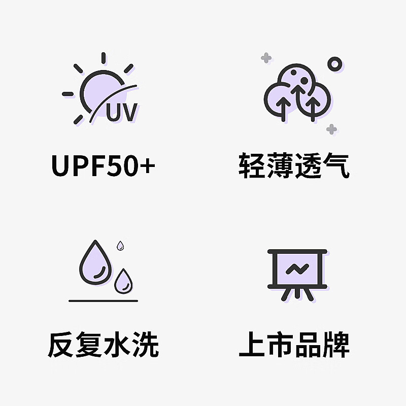 可孚 防晒口罩女防紫外线冰丝护眼角护脸轻薄透气面罩户外骑行开车夏季口罩暮云灰色