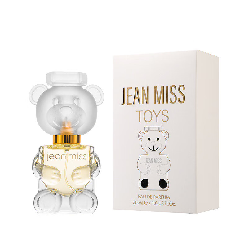 jean miss牌泰迪熊女士香水学生平价款小熊宝宝持久淡香水30ml yt1146