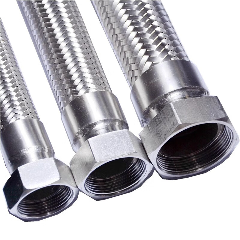 扑哩扑剌304不锈钢波纹软管 工业蒸汽波纹管 高温高压导热油管  接口