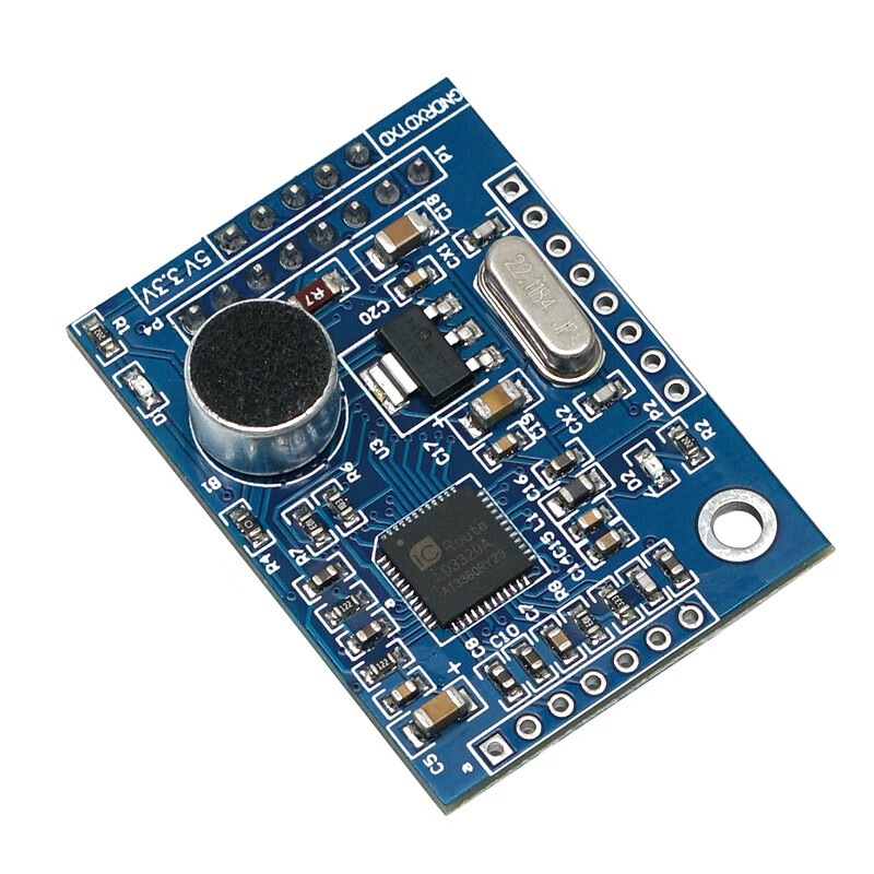 丢石头 ld3320a语音识别模块 ttl串口控制 集成stc51单片机 识别