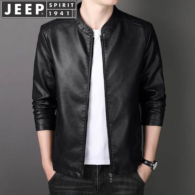 JEEP SPIRIT���ռп��д��＾Ƥ�����״�ɫ����������ٴ�Ӻ� ��ɫ 5XL 