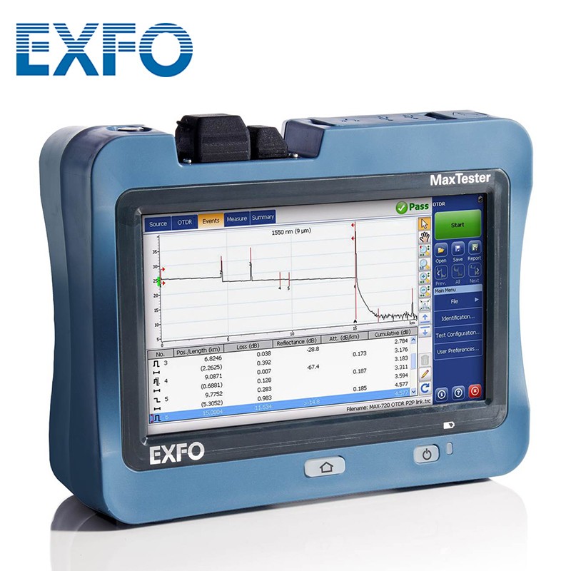 EXFO MAX-710B 光时域反射仪 加拿大进口OTDR光纤测试仪 光缆长度故障损耗检测器寻障仪 30/28dB