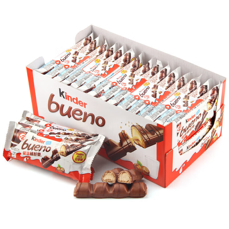 健达（Kinder）缤纷乐牛奶榛子榛果威化巧克力制品进口儿童零食 办公室休闲零食 牛奶榛果威化巧克力43g*6袋