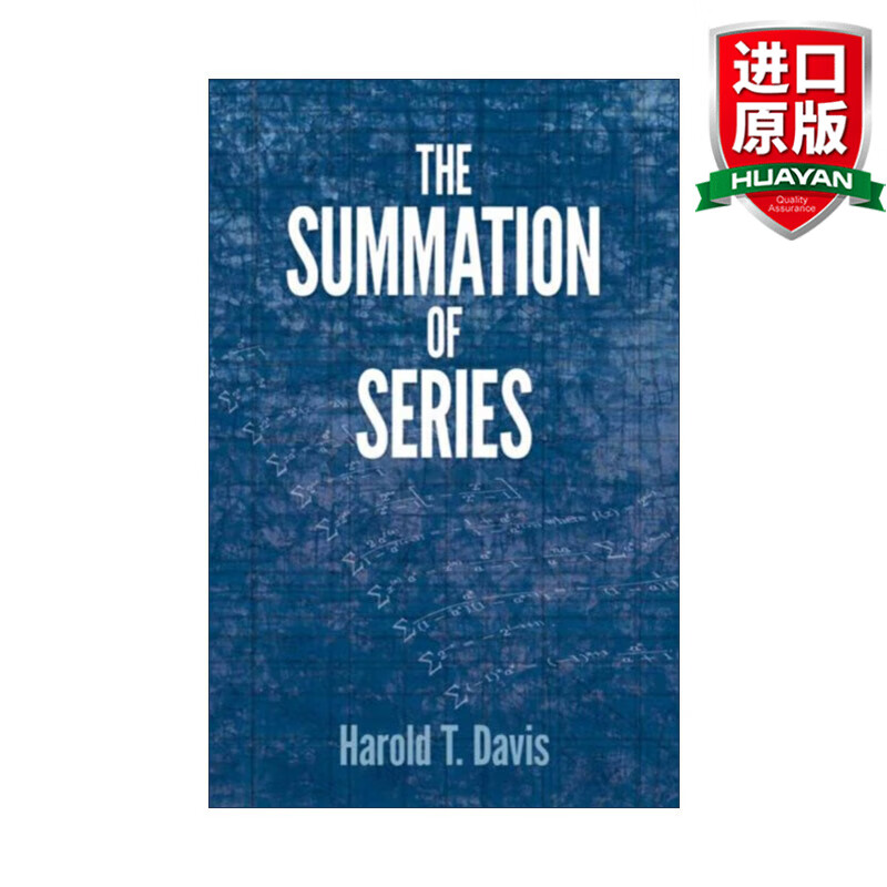 the summation of series 英文原版 级数求和 数学教授harold t.