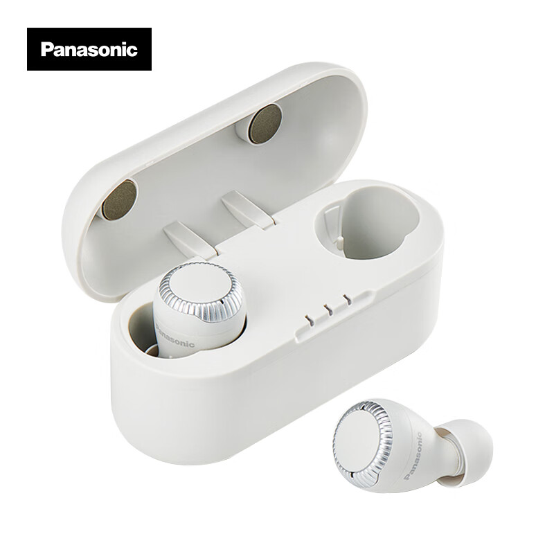 松下（Panasonic）S300W 真无线蓝牙耳机 入耳式耳机 防水防汗 运动跑步耳机 通用苹果安卓华为小米手机 白色