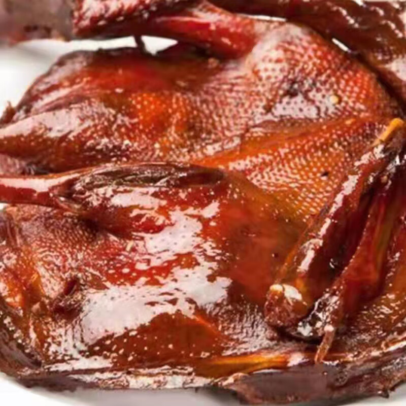 仙都辣醬板鴨組合正宗湖南醴陵特產鹵味醬板鴨散裝開袋即食 特辣(切塊后真空)