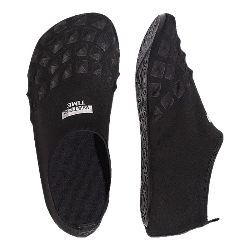 WATERTIME 蛙咚 潜水鞋 袜 男女成人速干透气多功能防滑浮潜鞋沙滩潜水鞋 黑色（小logo）XL