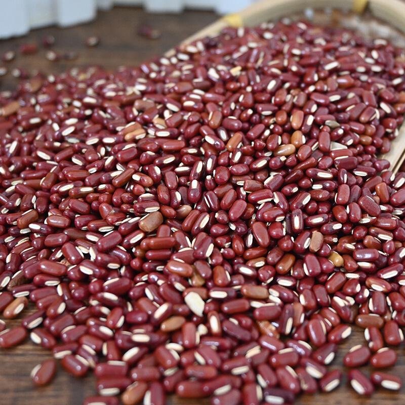 虎钢馋农家自产赤小豆天然长粒赤豆新货五谷杂粮煮粥小赤豆红饭豆