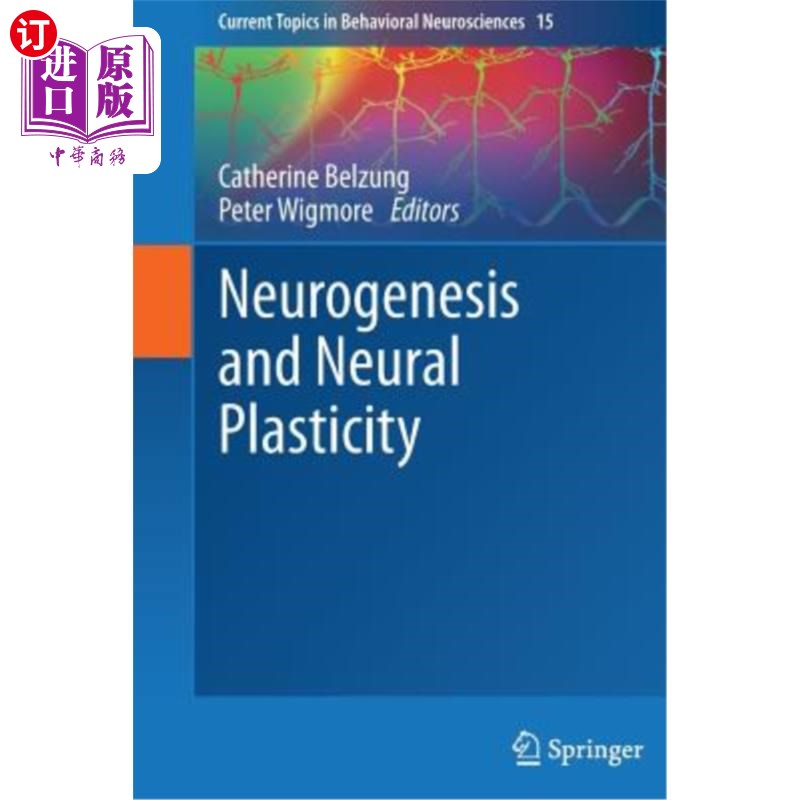 海外直订neurogenesis and neural plasticity 神经发生与神经可塑性