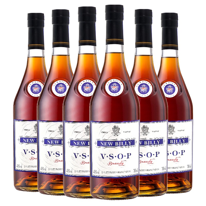 酿造40度xo葡萄原汁白兰地vsop 洋酒整箱700ml 6支