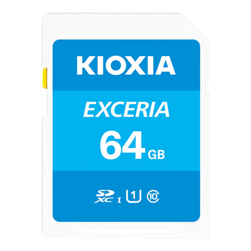 KIOXIA 铠侠 极至瞬速系列 EXCERIA SD存储卡 64GB（UHS-I、C10）