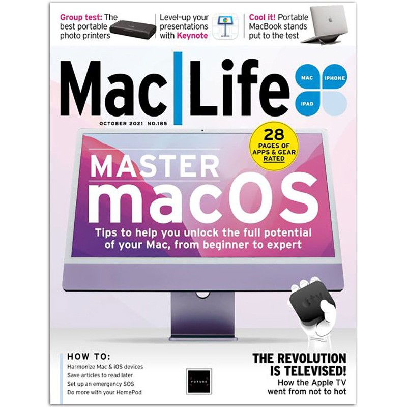 Mac Life 苹果生活电子科技杂志 2023/2021/22年单期可选 美国电子产品杂志 2021年10月刊