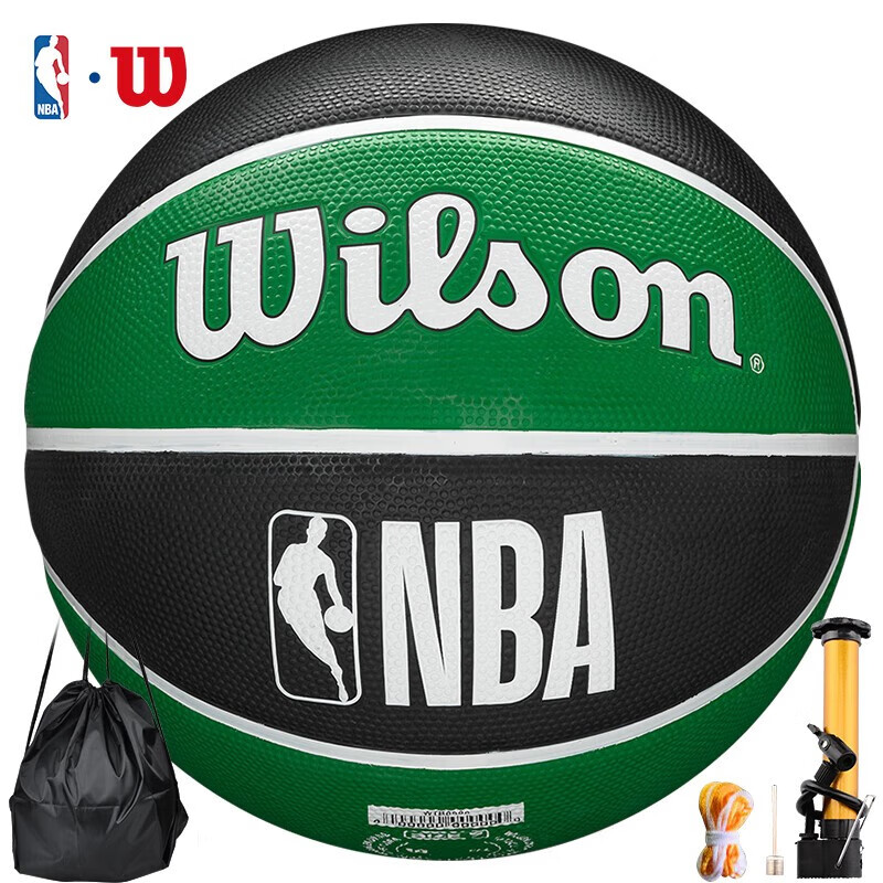 7号nba队徽系列7号橡胶蓝球室内外通用 wtb1300ibboscn 凯尔特人队