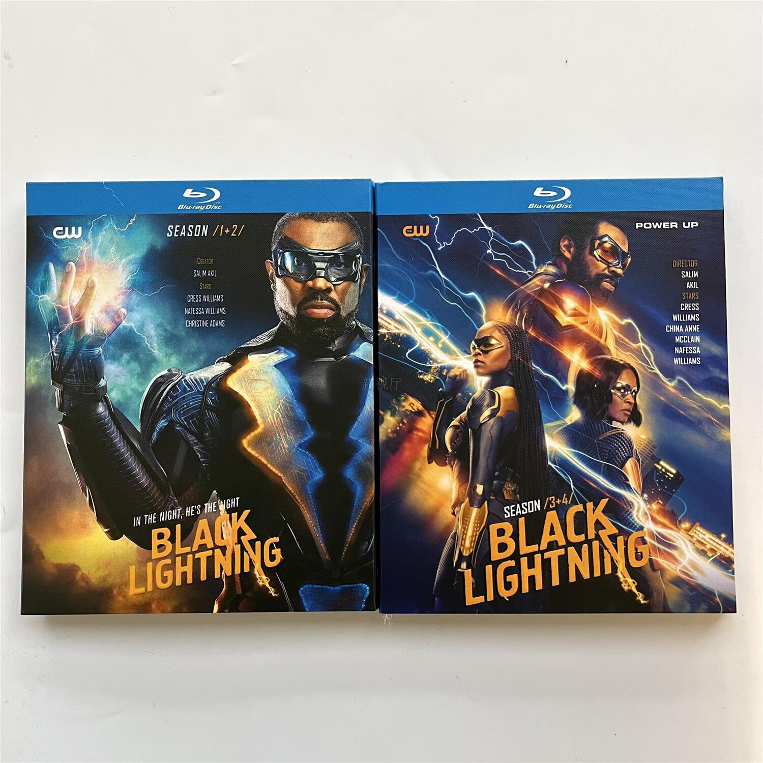 美剧蓝光bd碟 black lightning 黑闪电 1-4季 8碟装