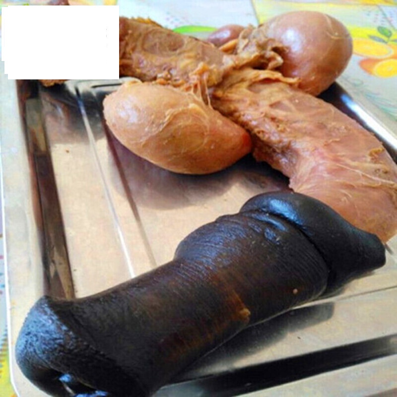 新鲜熟驴鞭带蛋五香即食特大驴鞭整套男用泡酒金钱肉驴肉 生鲜单鞭