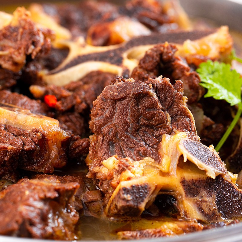 蒙都 内蒙古原味牛骨火锅1200g 加热即食 - 必应鸟