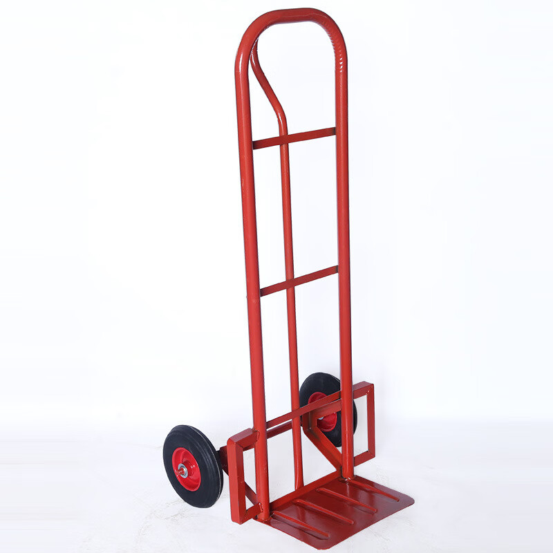 哲弘地老虎车二轮车单把手推车手拉车仓库物流搬运车转运车铲板车载重