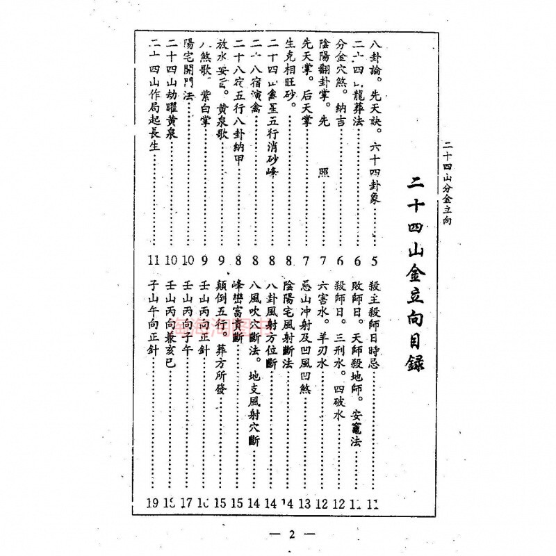 杨救贫 原著真秘本《二十四山分金立向》88页