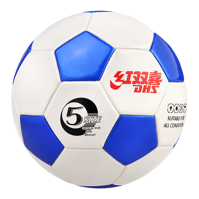 红双喜(DHS) 红双喜4号足球儿童小学生中考训练 专业幼儿园宝宝用球 3号白黑版+气针气筒网兜